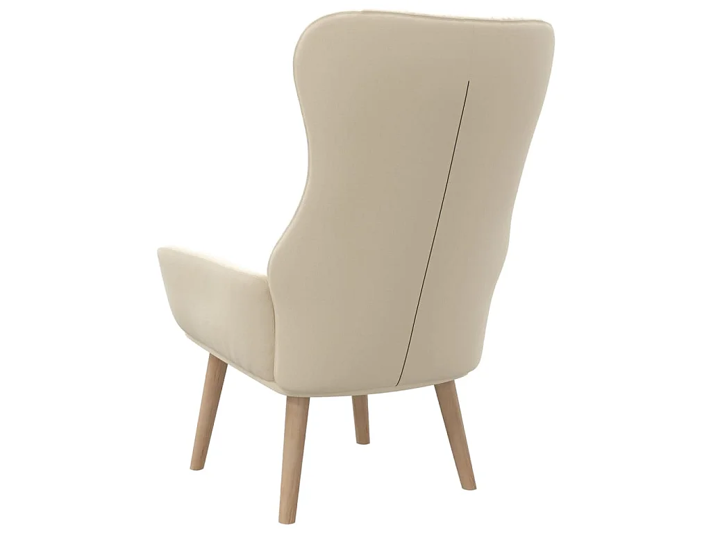 Relaxsessel Creme Stoff