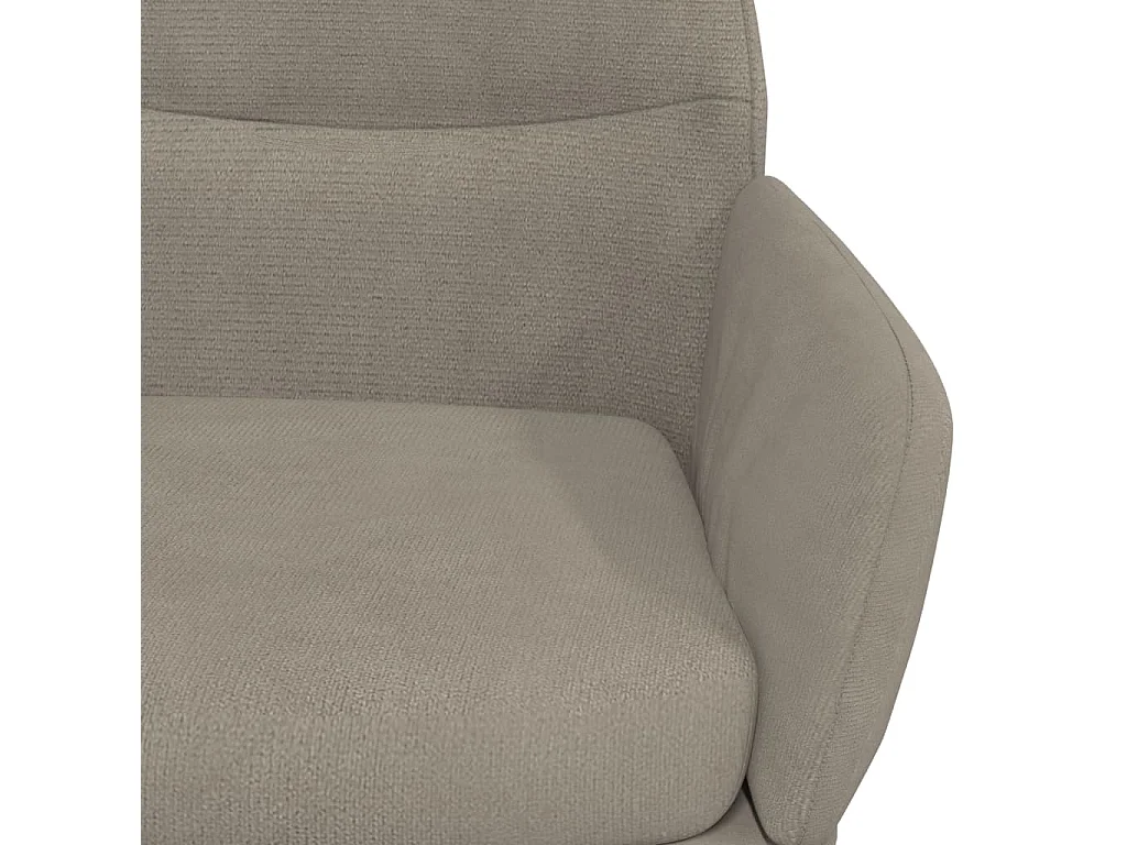 Chaise de relaxation Gris clair Velours