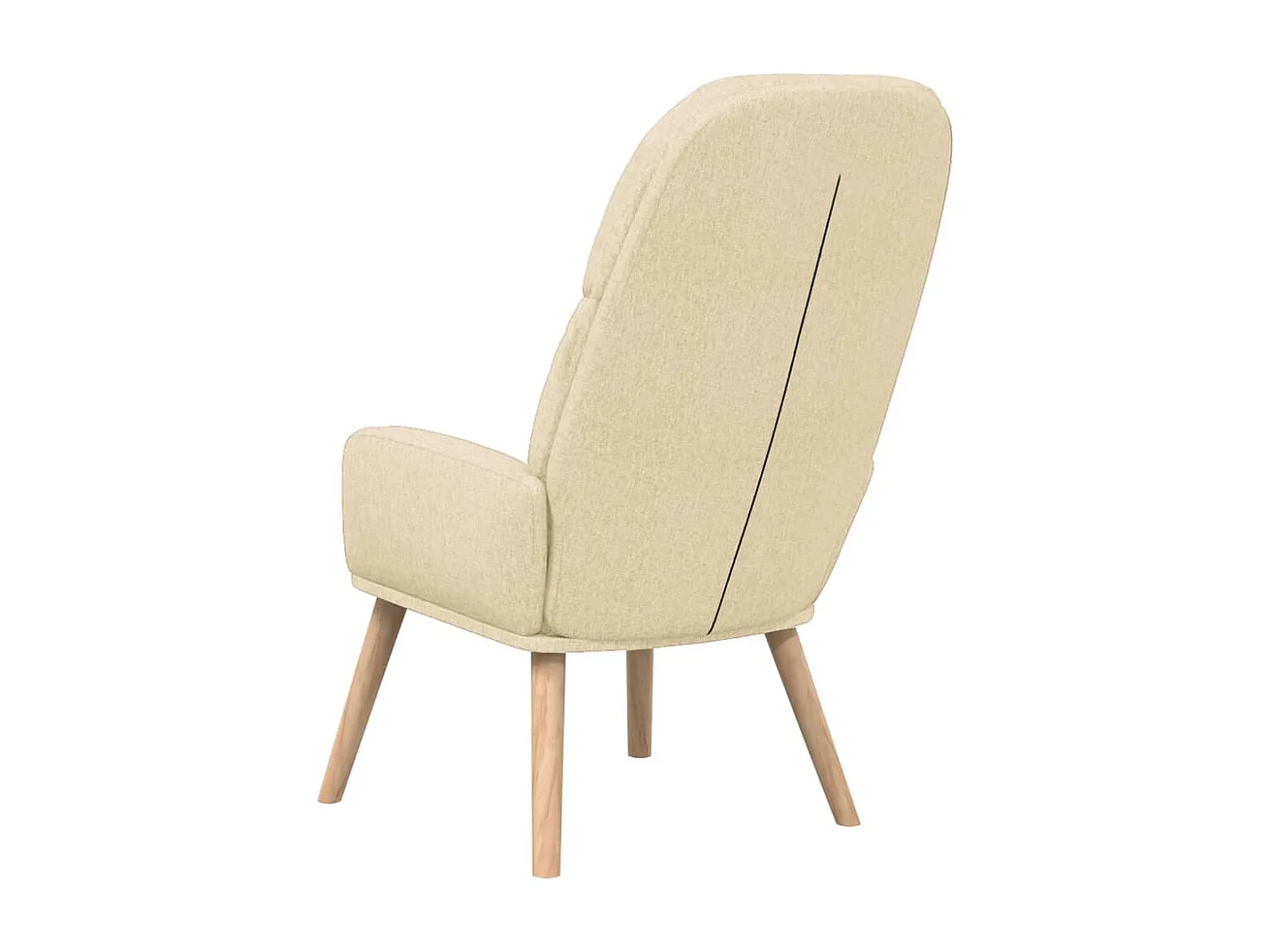 Chaise de relaxation Crème Tissu