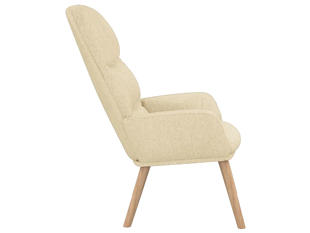 Relaxsessel Creme Stoff