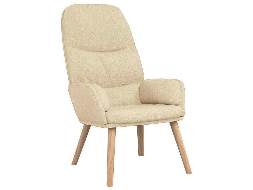 Relaxsessel Creme Stoff