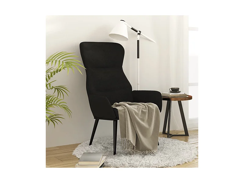 Relaxsessel Schwarz Stoff