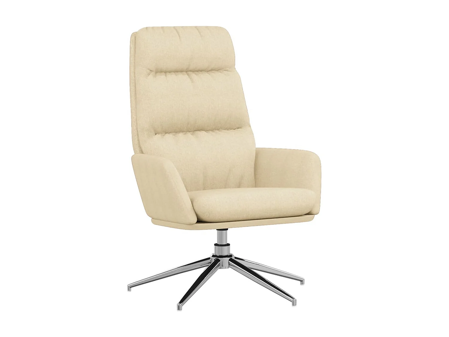 Chaise de relaxation Crème Tissu