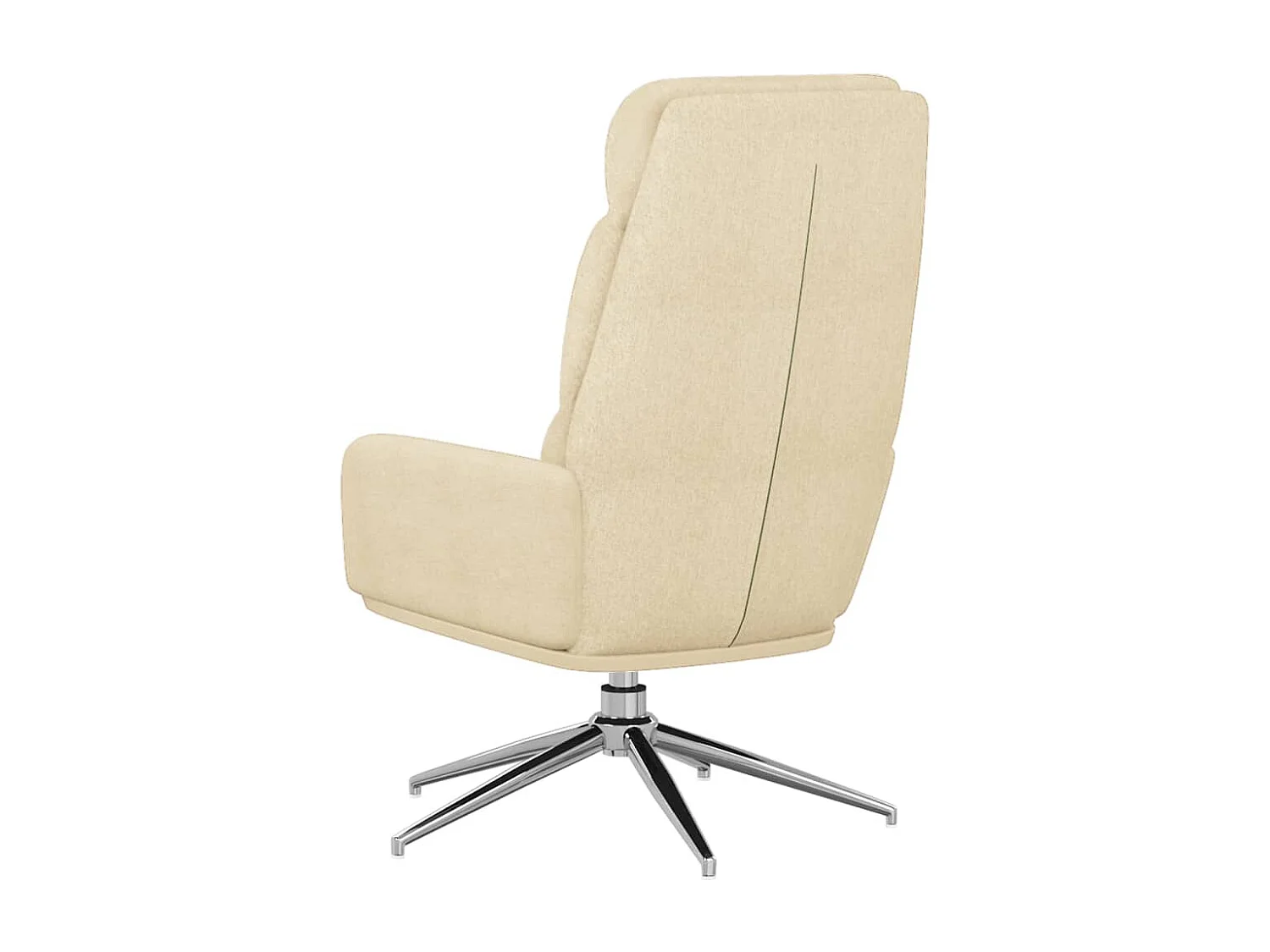 Chaise de relaxation Crème Tissu