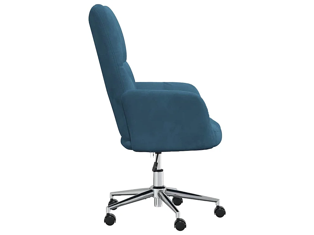 Sedia Relax Blu in Velluto