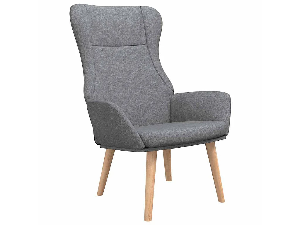Relaxsessel Hellgrau Stoff