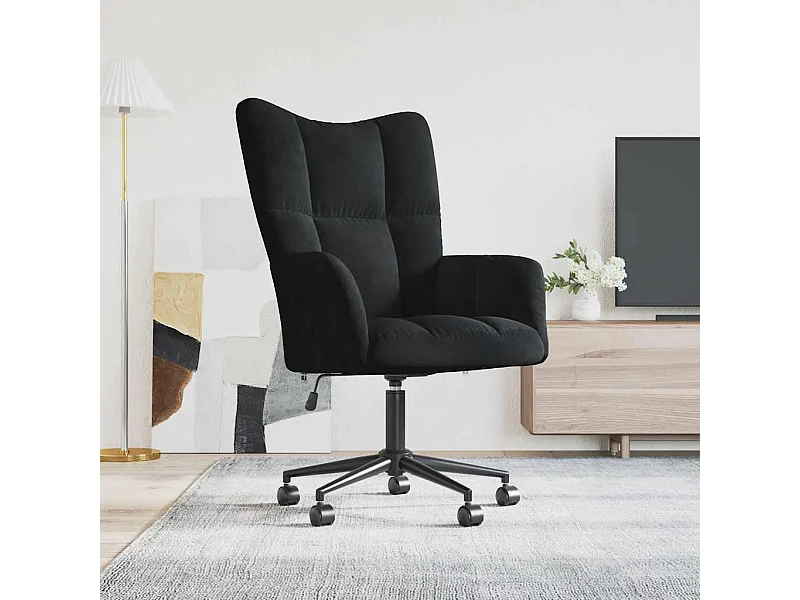 Relaxsessel Schwarz Samt