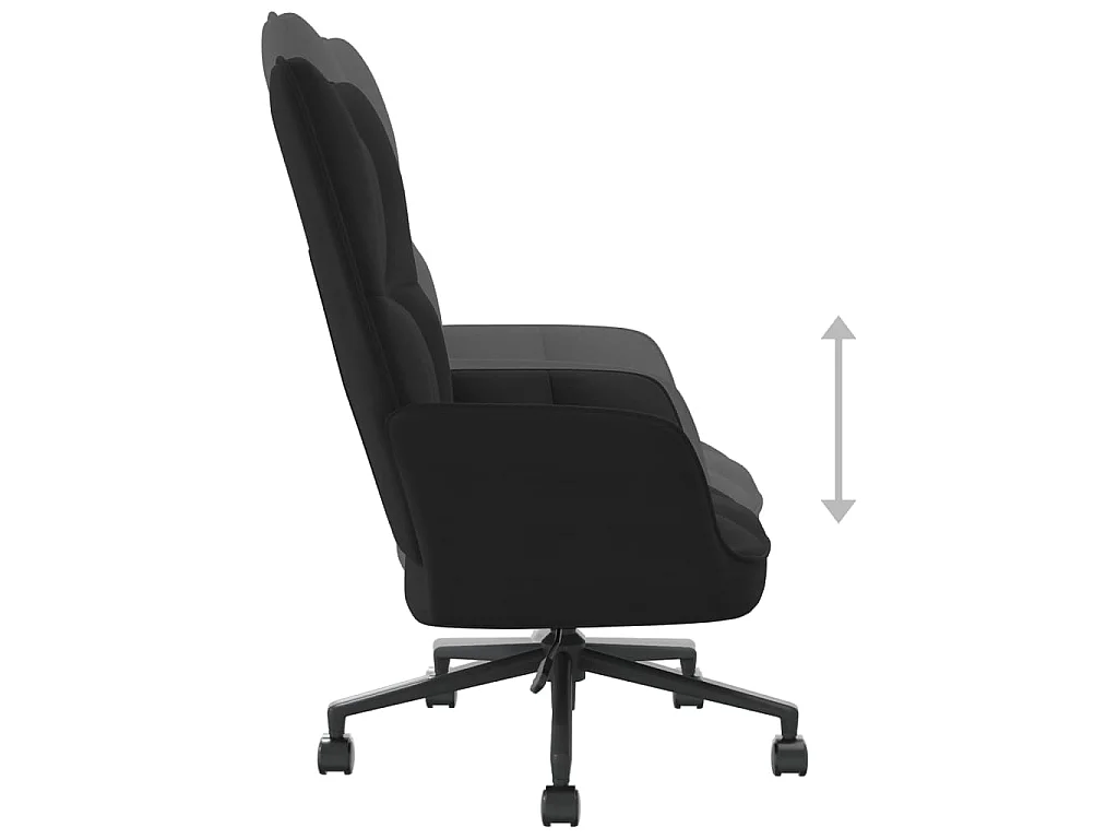 Relaxsessel Schwarz Samt