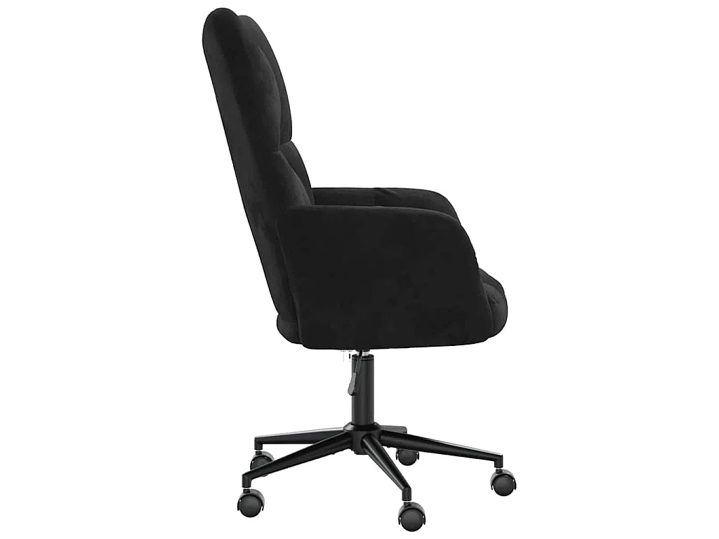 Chaise de relaxation Noir Velours