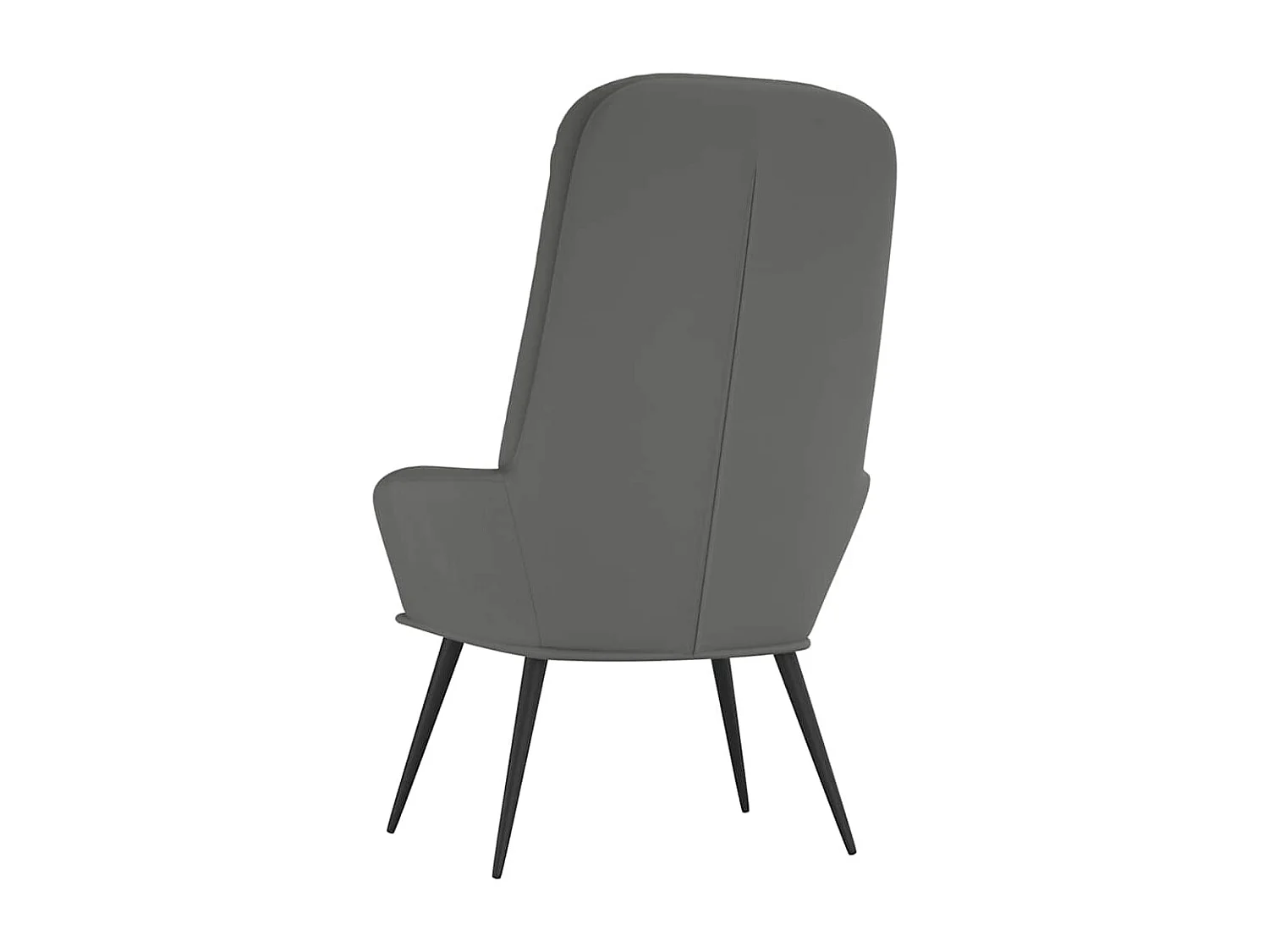 Relaxsessel Dunkelgrau Samt