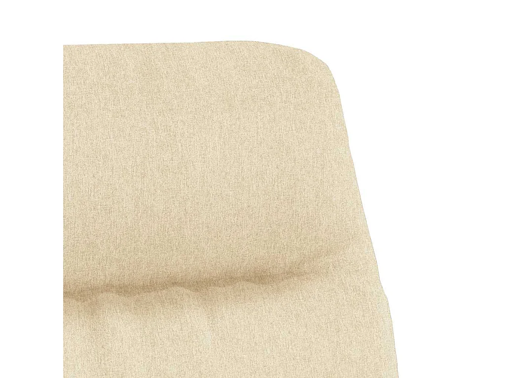 Chaise de relaxation Crème Tissu