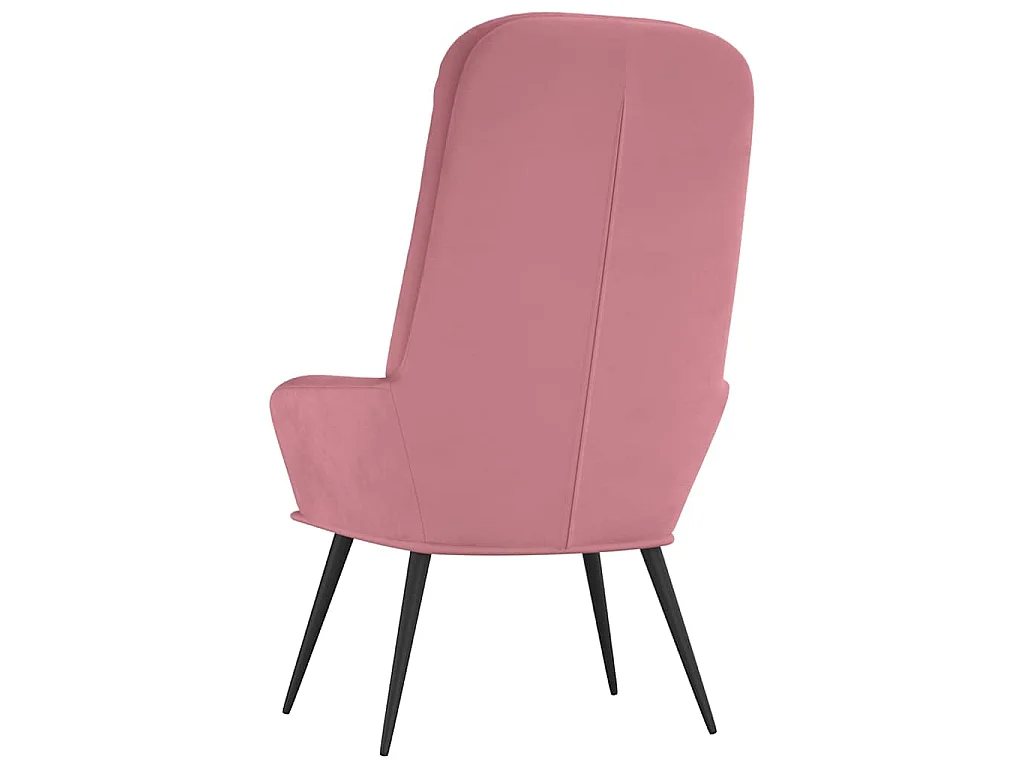 Relaxsessel Rosa Samt