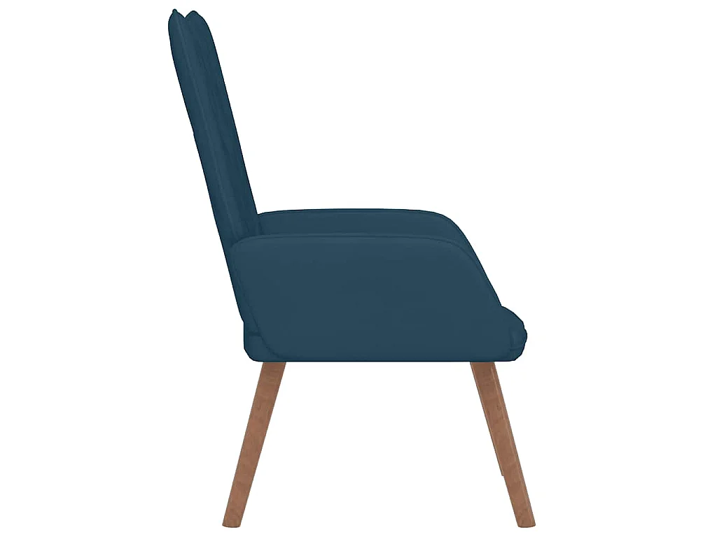 Relaxsessel Blau Samt