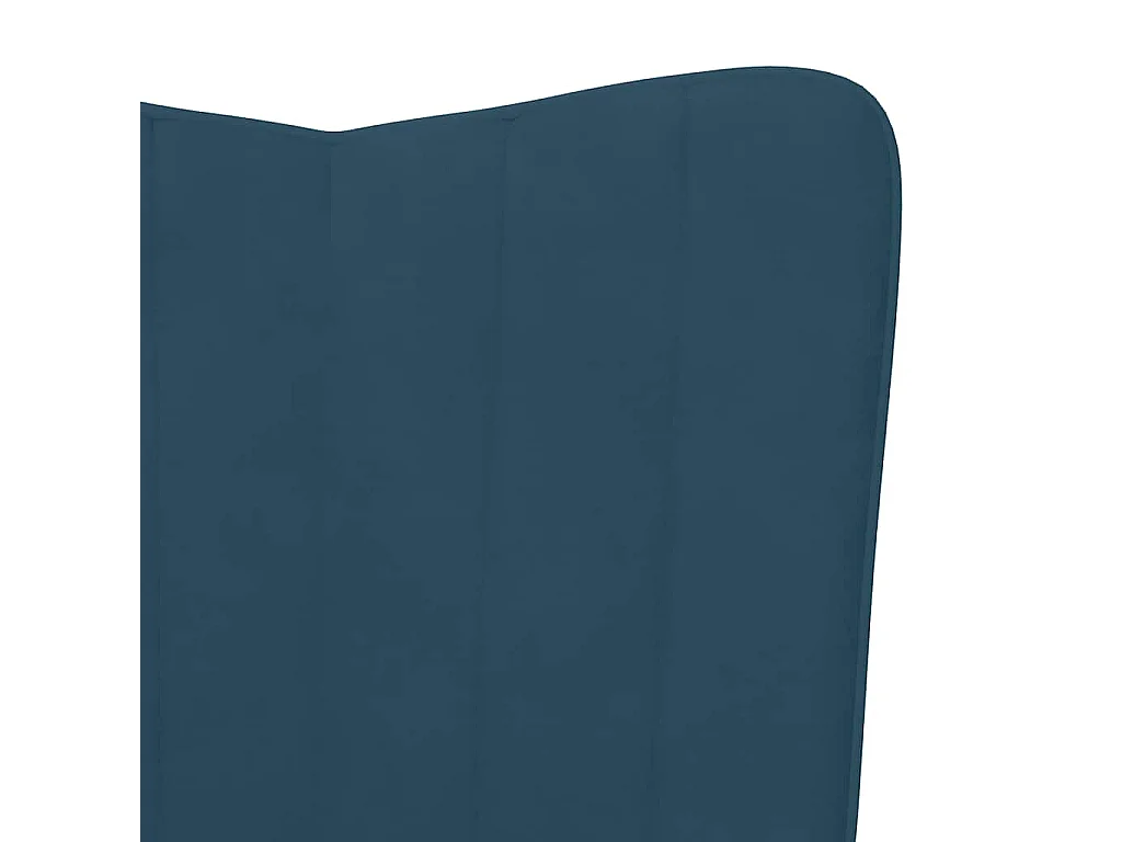 Relaxsessel Blau Samt