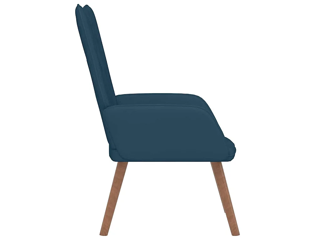 Relaxsessel Blau Samt