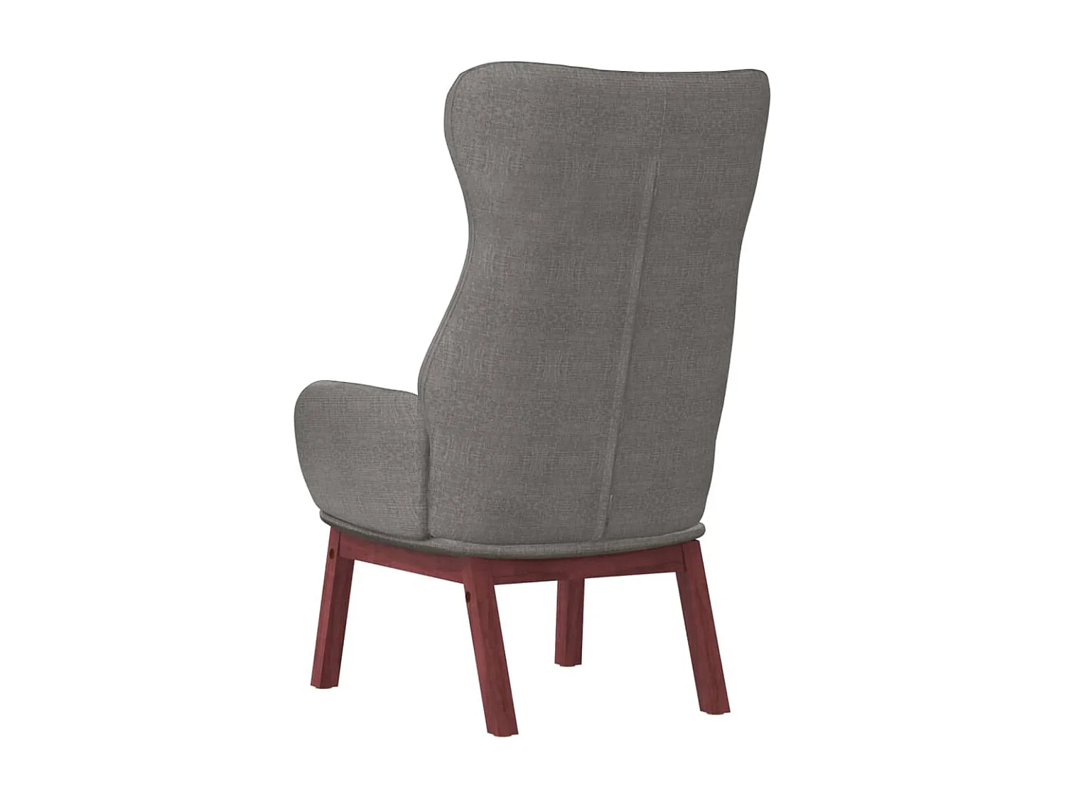 Chaise de relaxation Gris clair Tissu