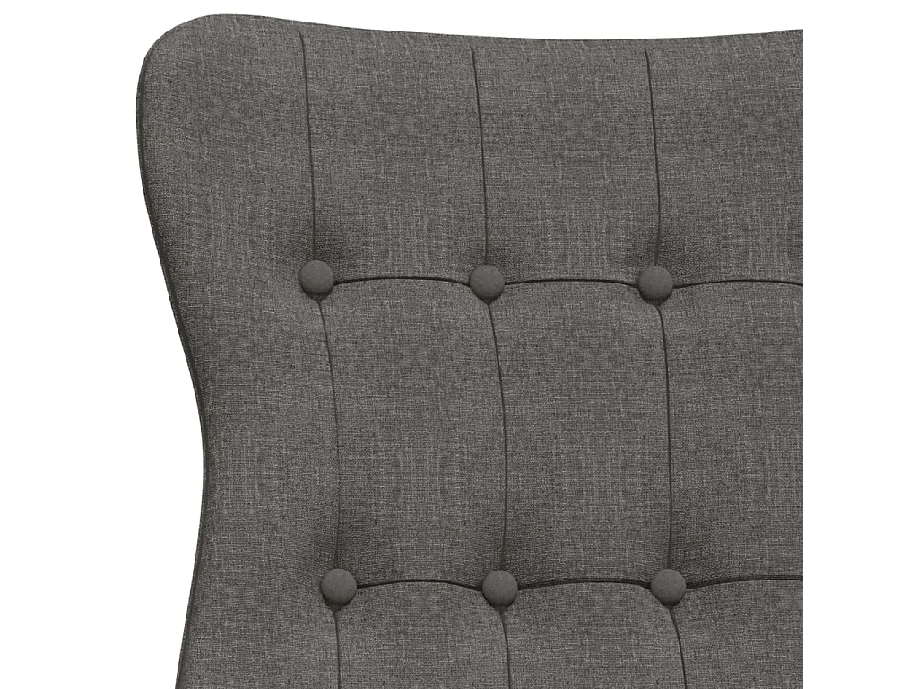 Sedia Relax Grigio Scuro in Tessuto