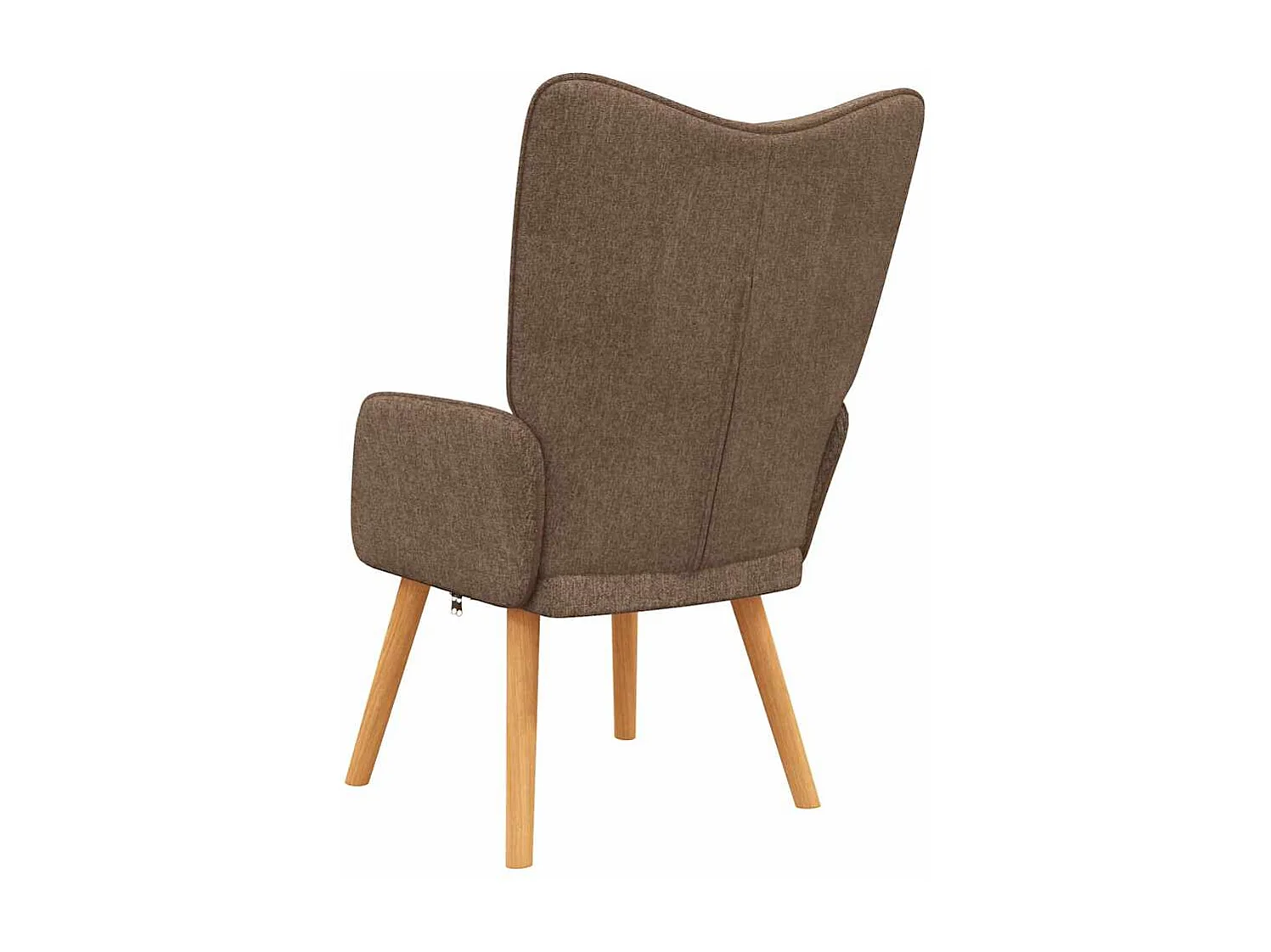 Cadeira de descanso tecido castanho