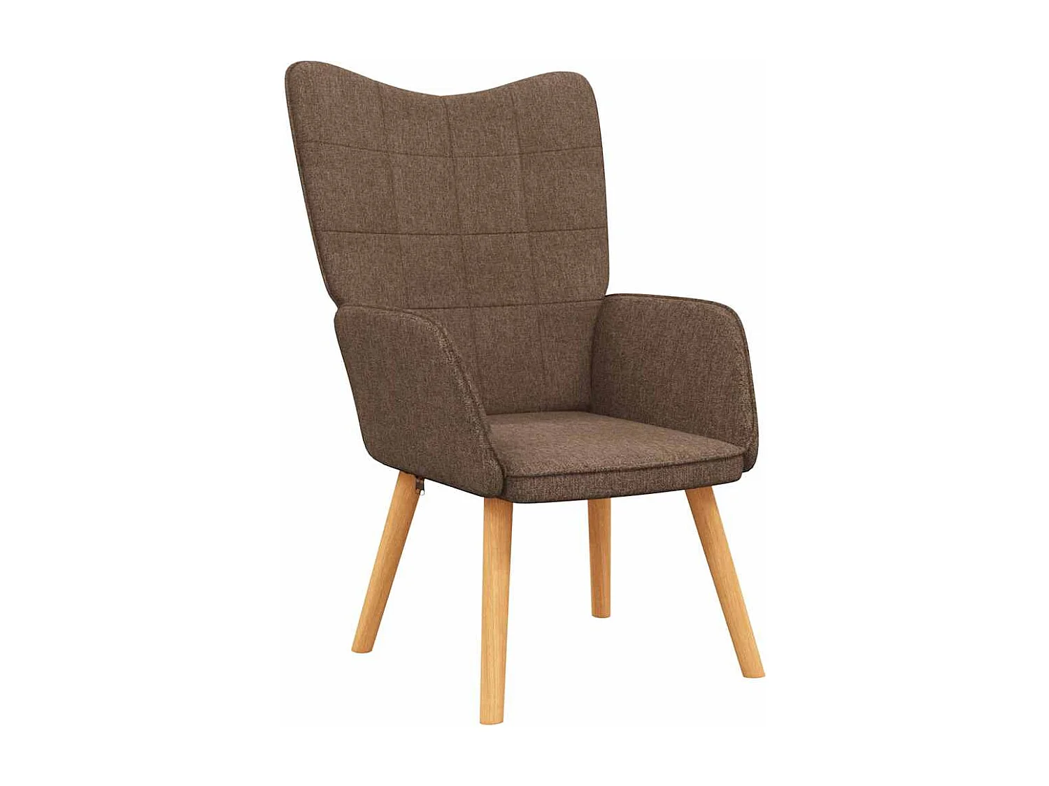 Chaise de relaxation Marron Tissu