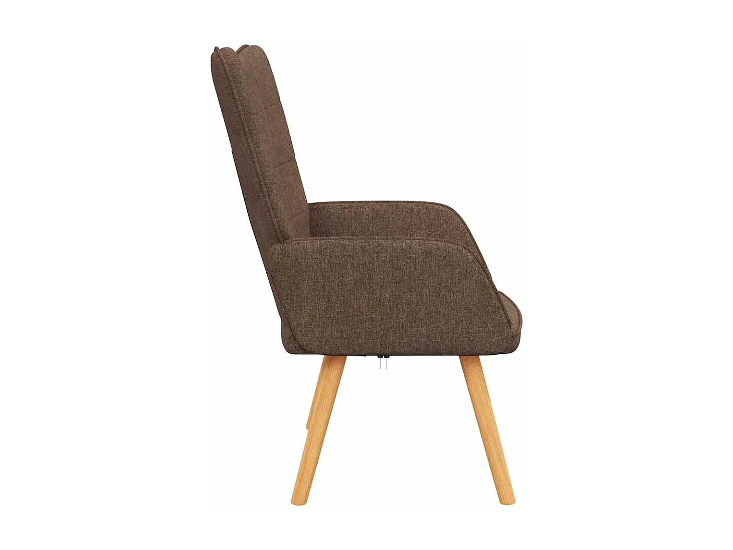 Chaise de relaxation Marron Tissu