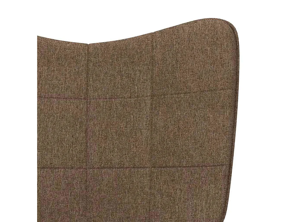Chaise de relaxation Marron Tissu