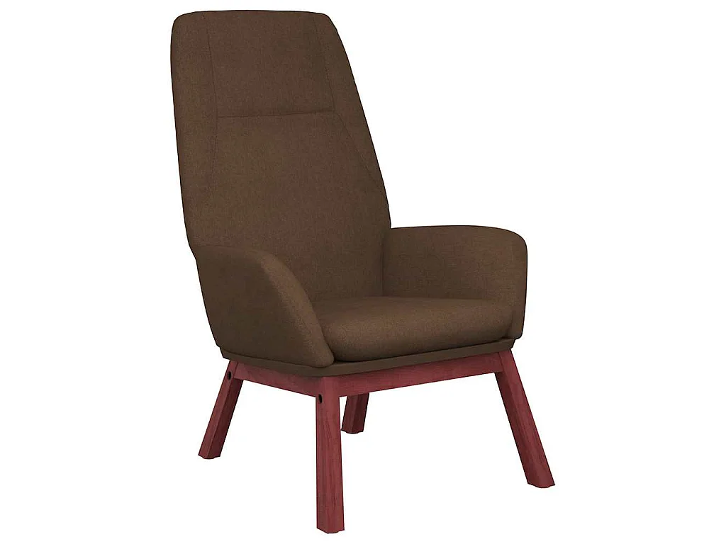 Chaise de relaxation Marron Tissu