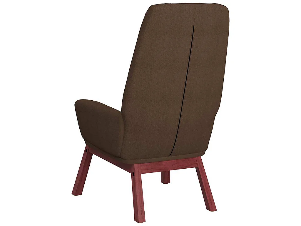 Chaise de relaxation Marron Tissu