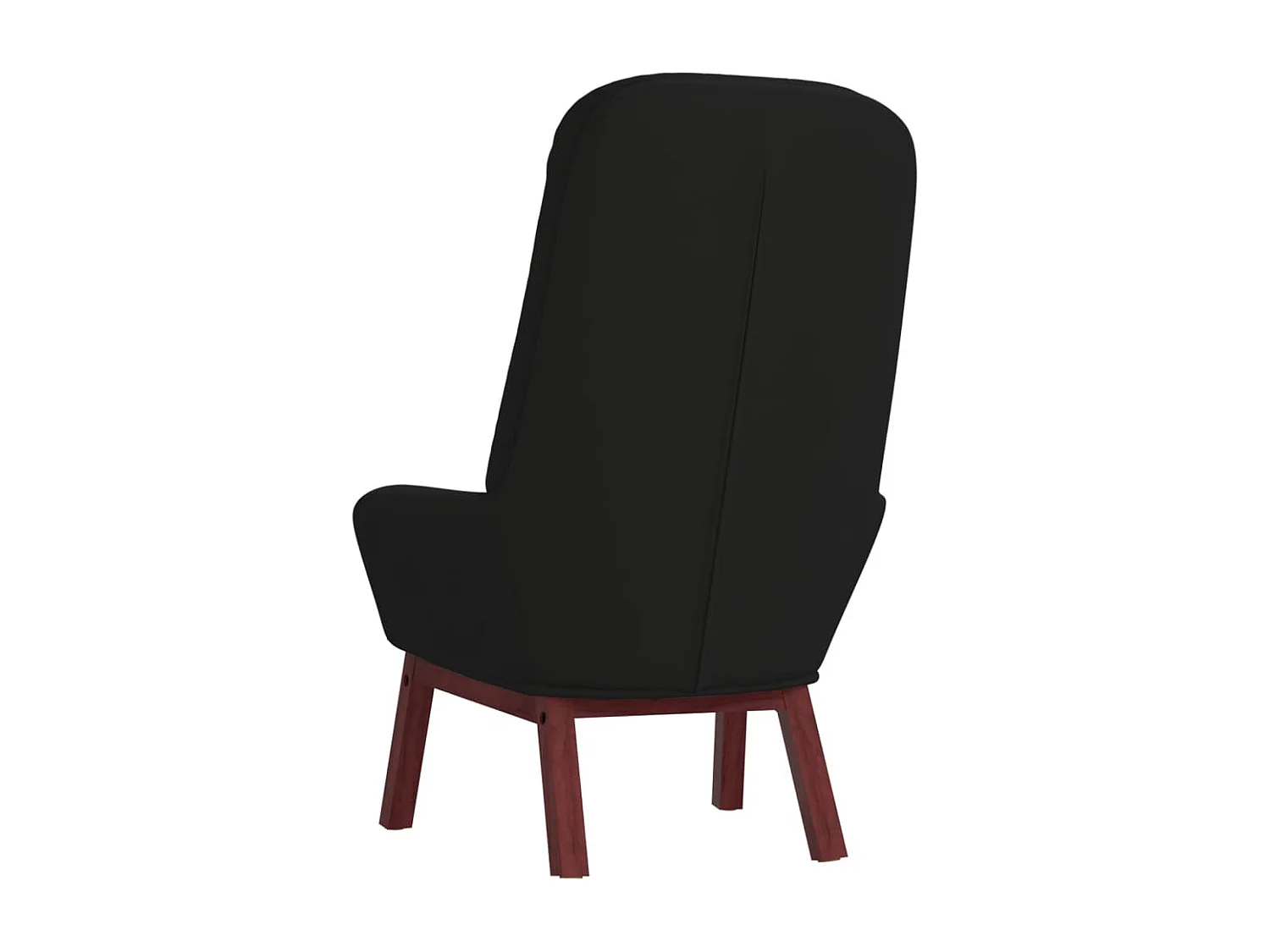 Chaise de relaxation Noir Velours