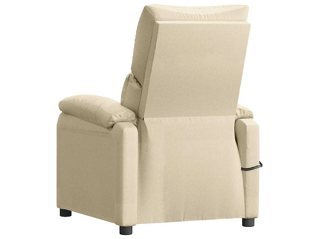 Fauteuil électrique de massage Crème Tissu