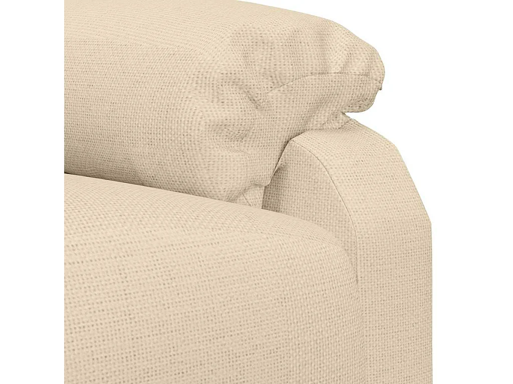 Fauteuil électrique de massage Crème Tissu