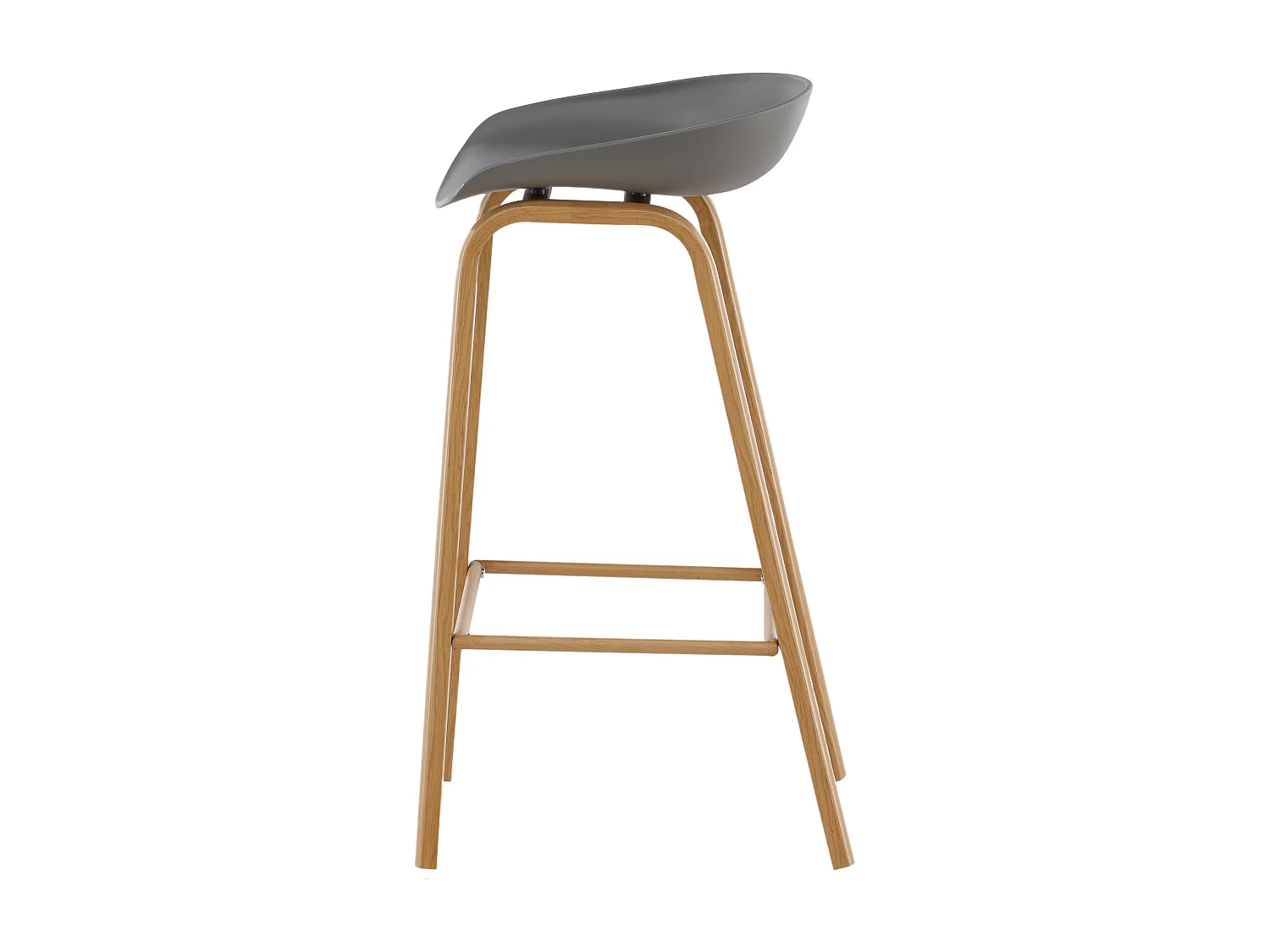 Tabouret De Bar DECATUR BS 1NOS 44x53x84 Gris