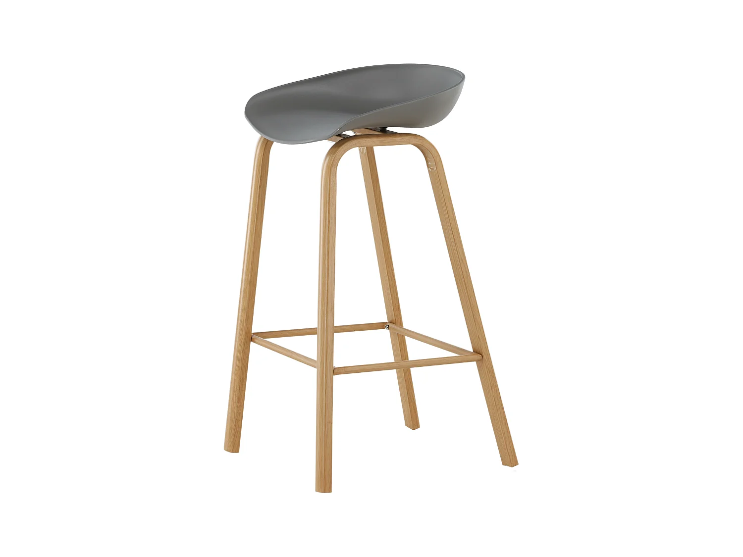 Tabouret De Bar DECATUR BS 1NOS 44x53x84 Gris
