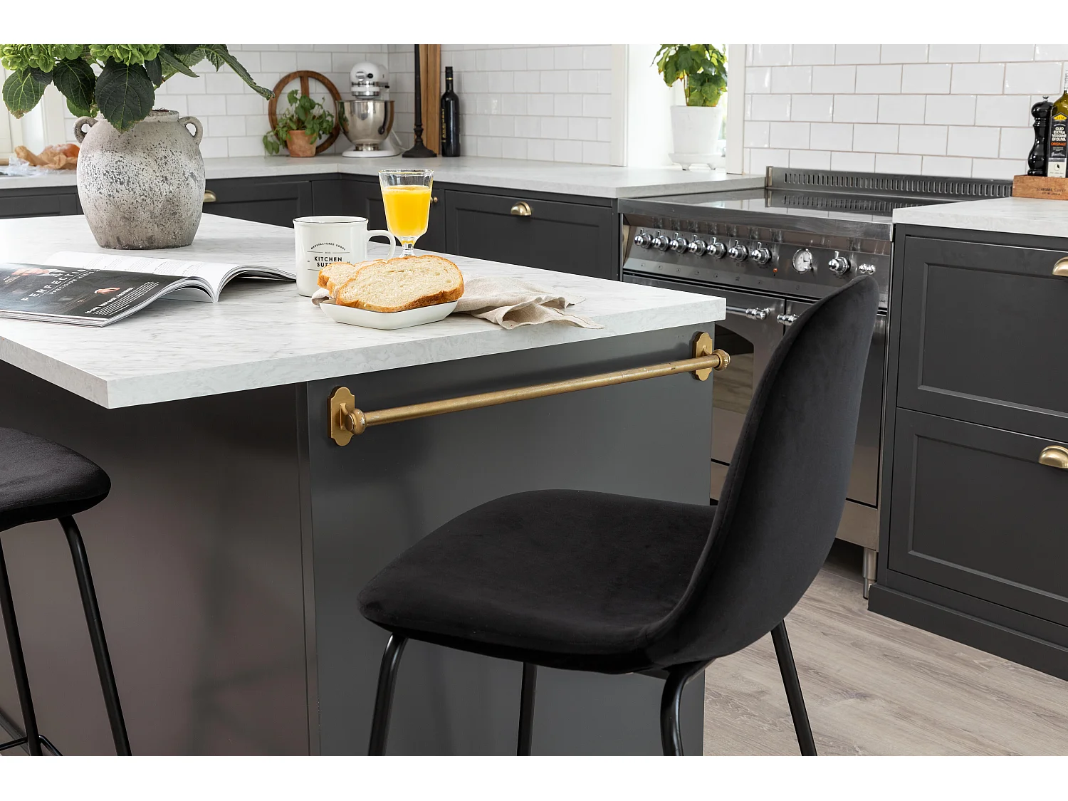 Tabouret De Bar POLAR BS 1NOS 42x43x105 Noir