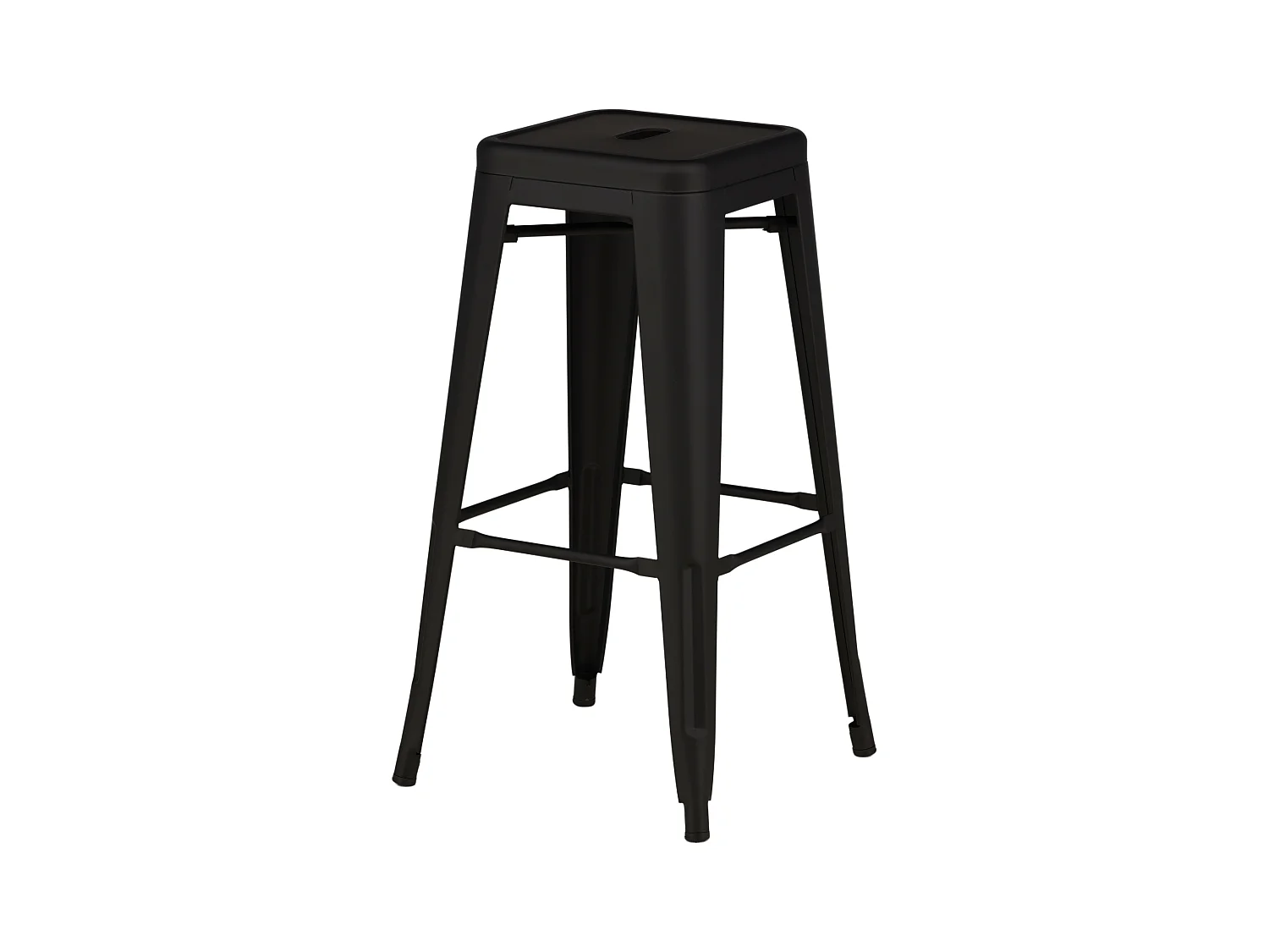 Sgabello Da Bar TEMPE BS 1NOS 43x43x76 Nero
