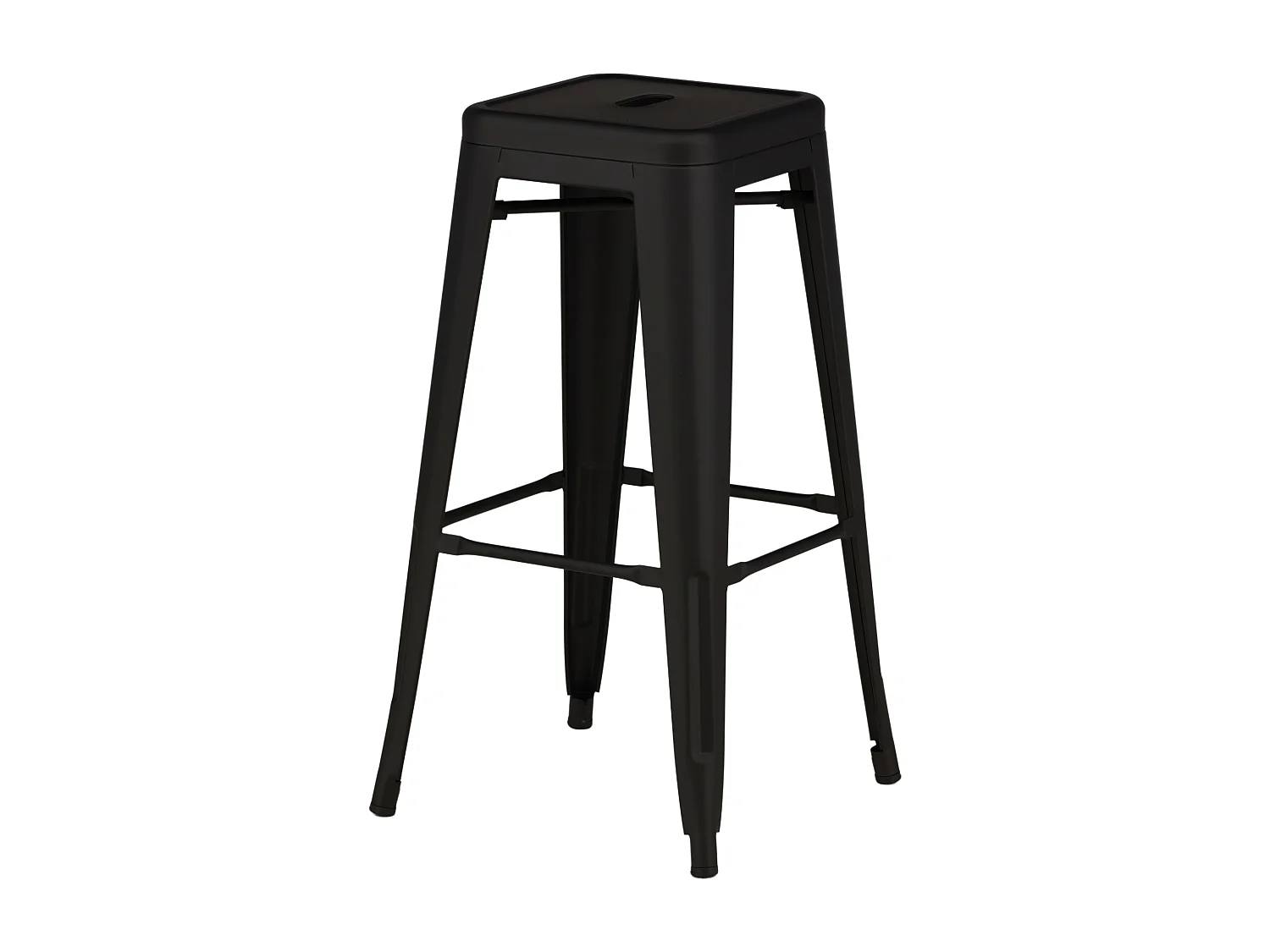 Taburete Alto TEMPE BS 1NOS 43x43x76 Negro