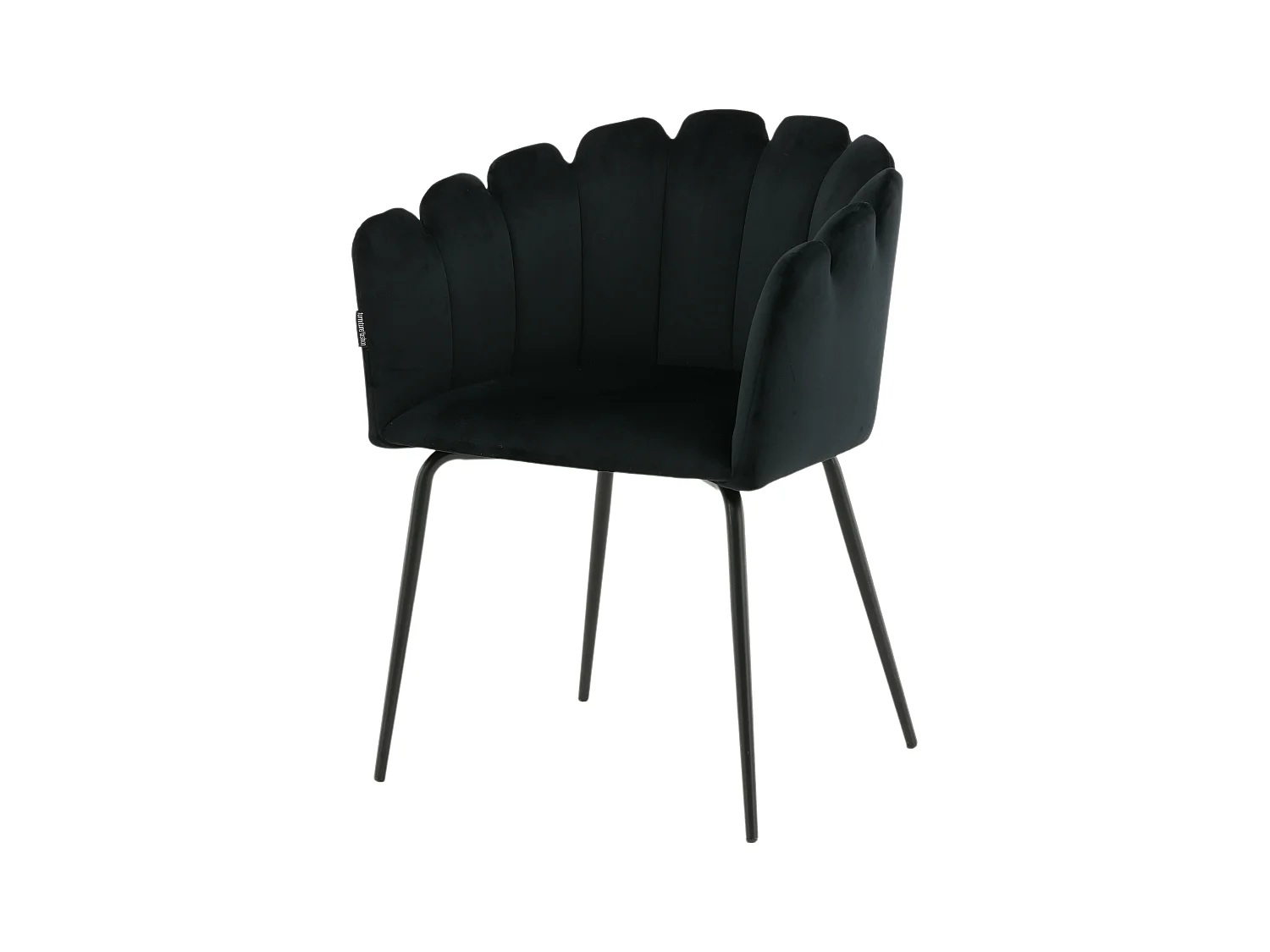 Chaise LIMHAMN DRC 1NOS 61x54x77 Noir
