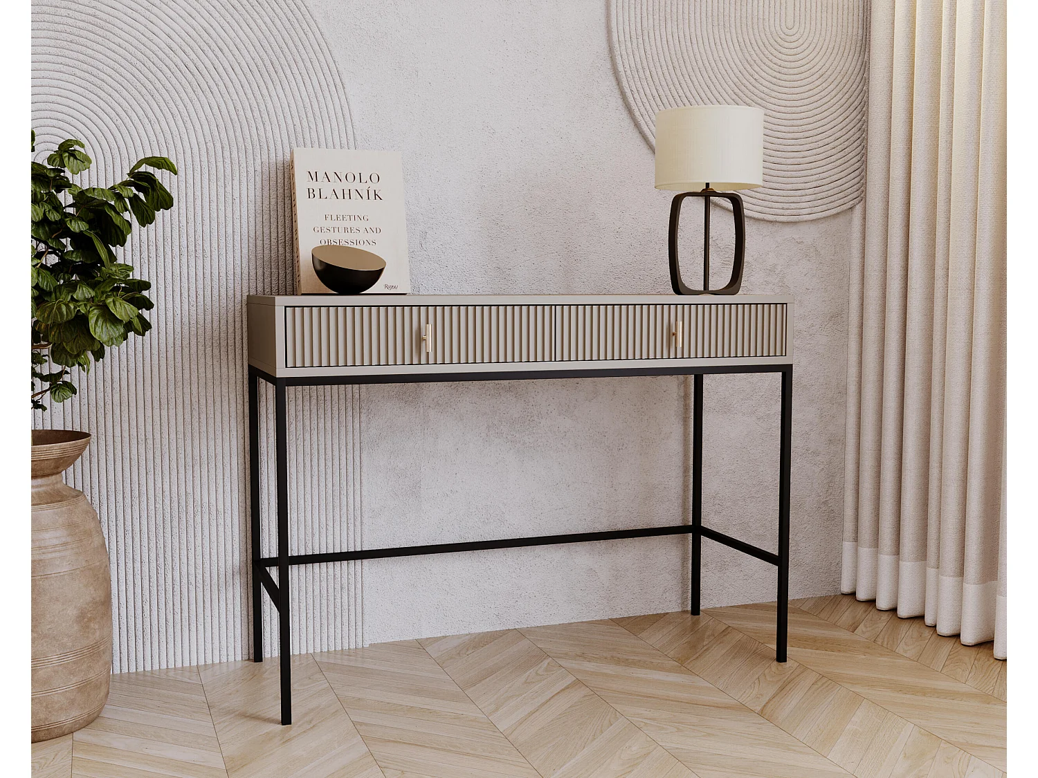 Mesa Consola MAGGIORE CONT104 104x50x77 Bege