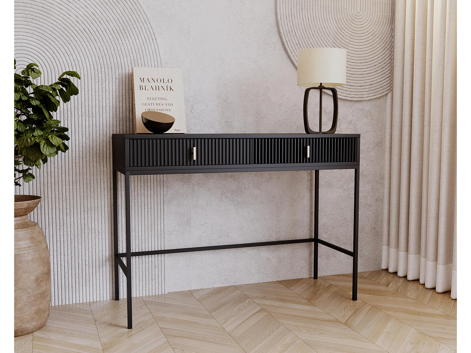 Console MAGGIORE CONT104 104x50x77 Noir