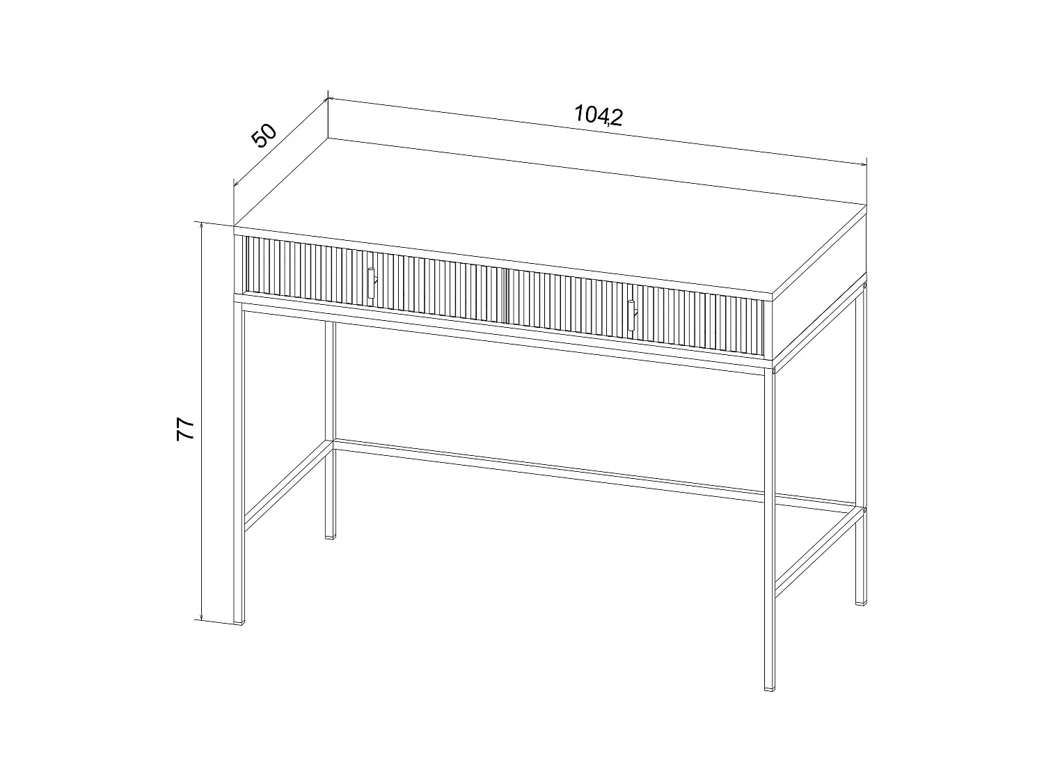 Console MAGGIORE CONT104 104x50x77 Vert