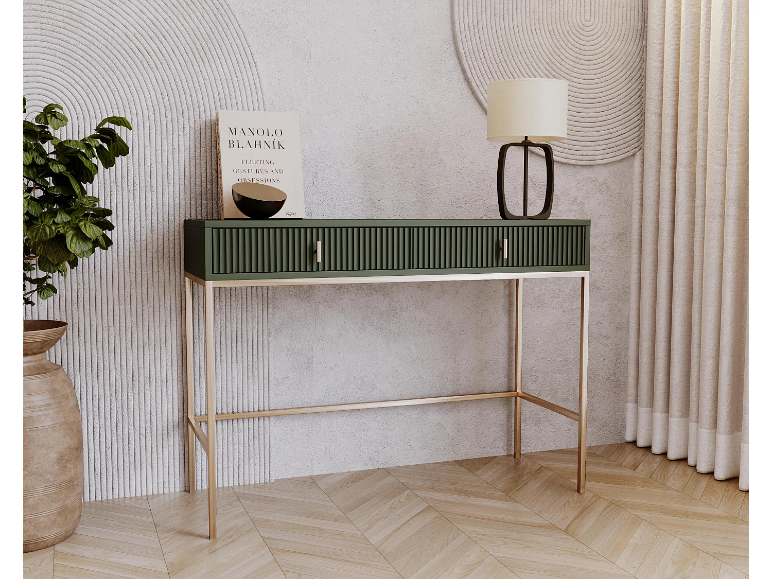 Consoletafel MAGGIORE CONT104 104x50x77 Groen