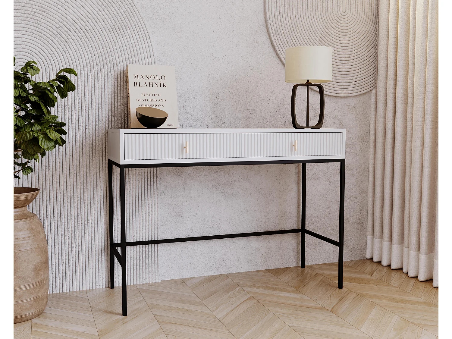 Console MAGGIORE CONT104 104x50x77 Blanc