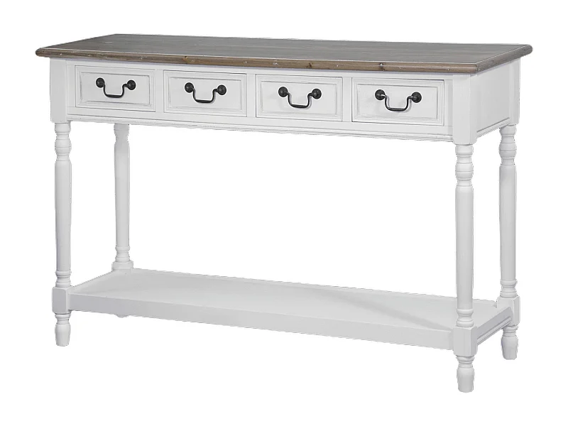 Mesa De Consola RIMINI WHITE CONT122 122x41x79 Blanco