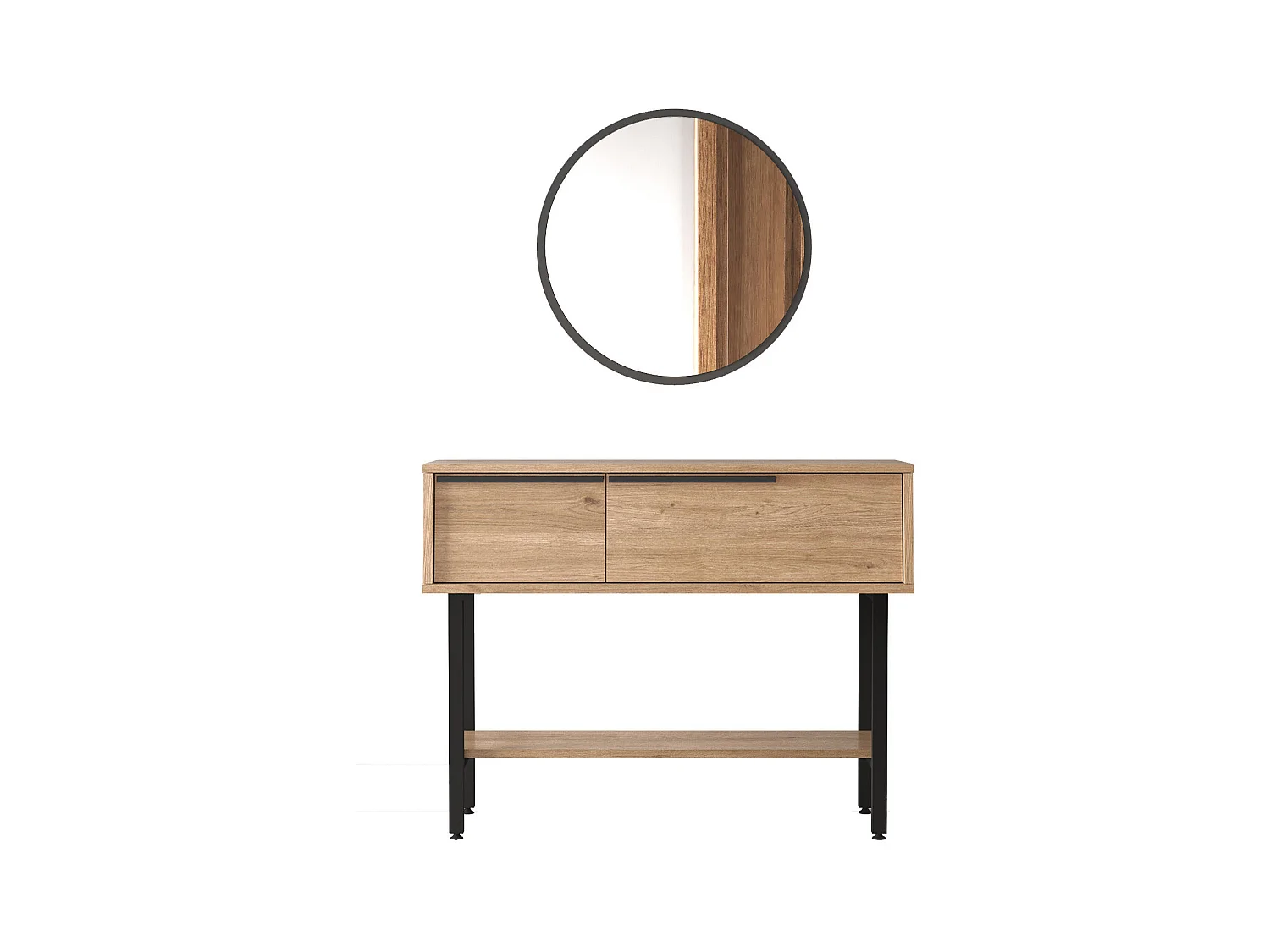 Console OCEAN CONT100 100x30x76 Naturel
