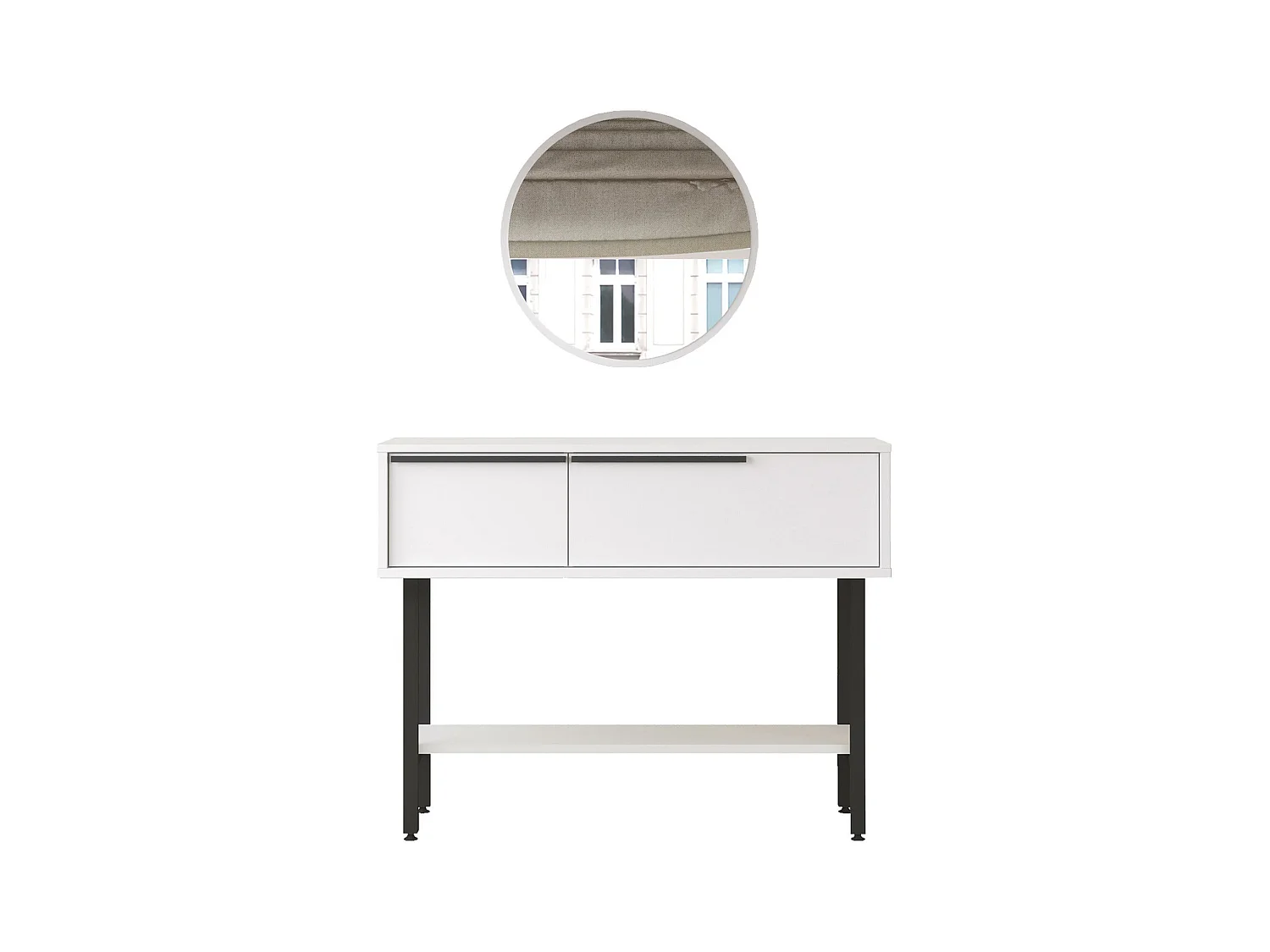 Console OCEAN CONT100 100x30x76 Blanc