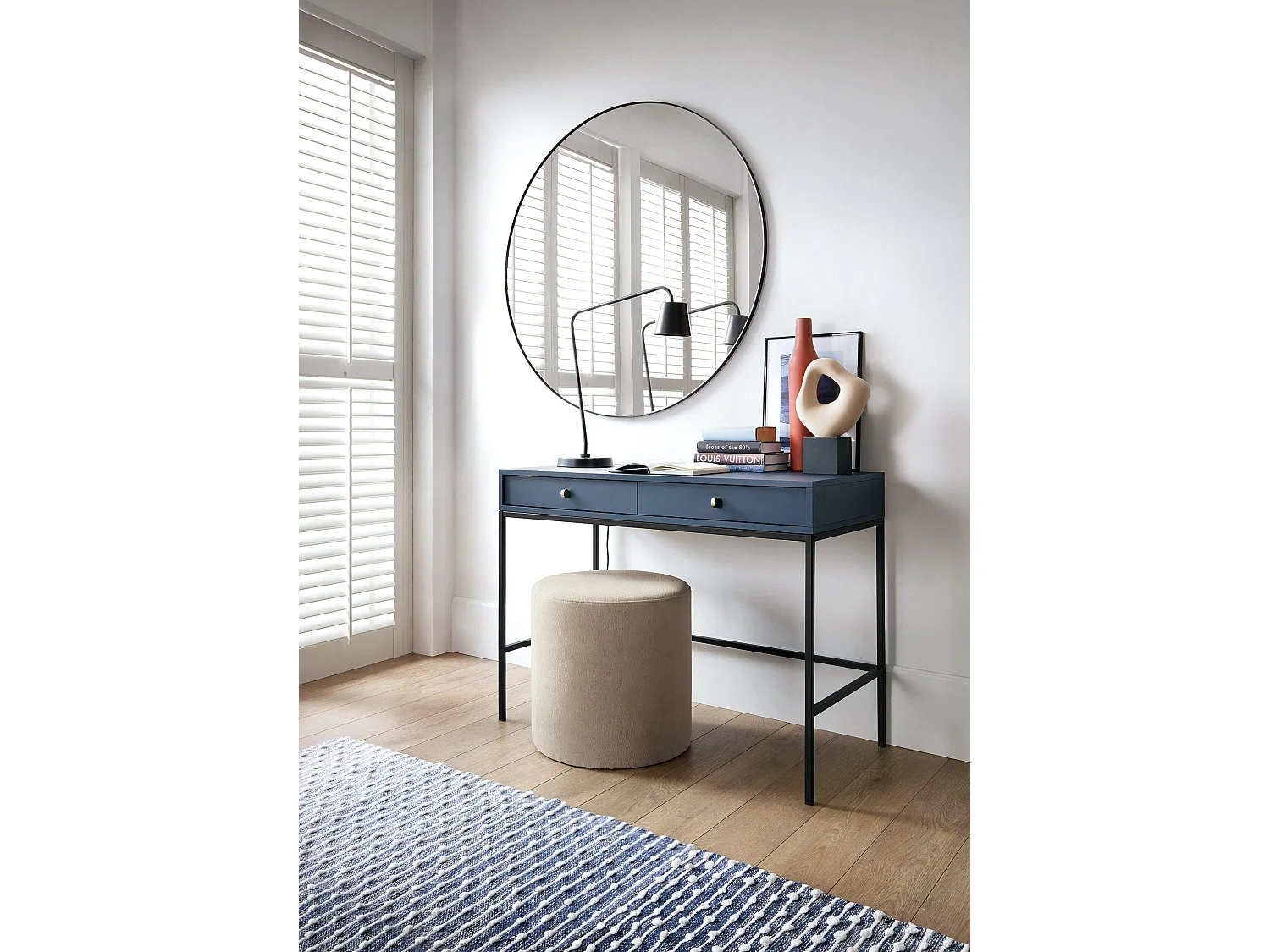 Mesa Consola MONO CONT103 103x50x77 Azul