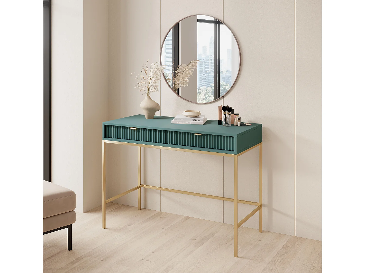 Mesa De Consola AVON CONT104 104x50x77 Verde