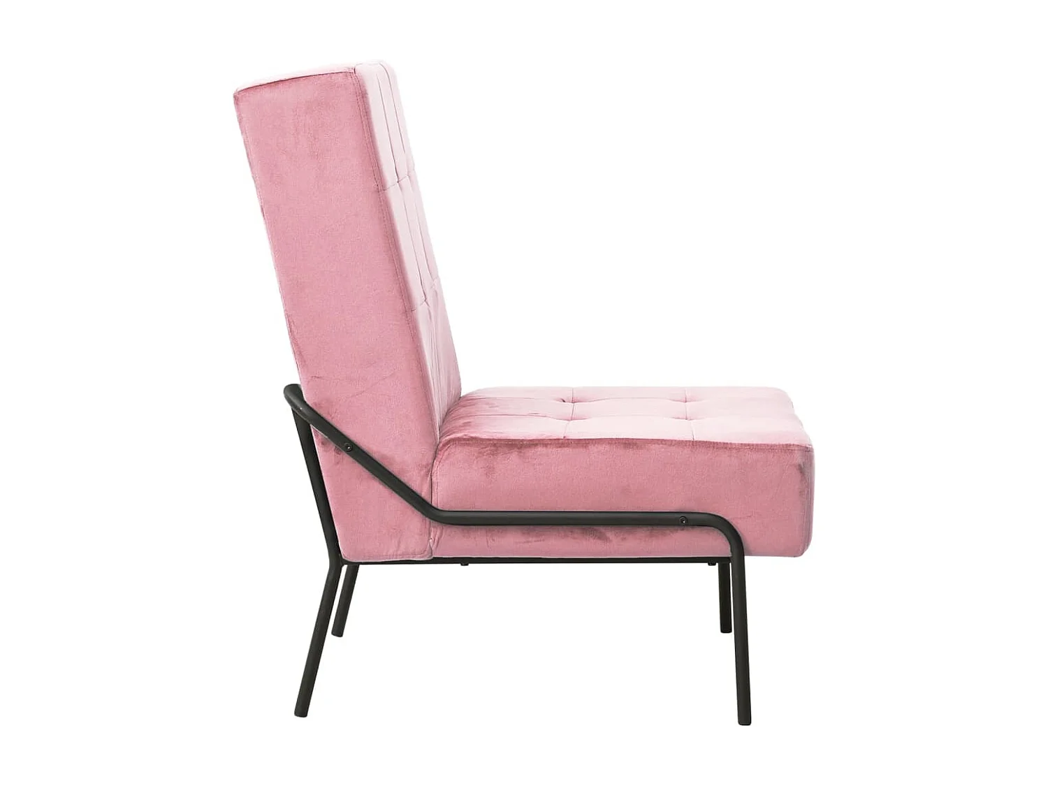Chaise de relaxation 65x79x87 cm Rose Velours