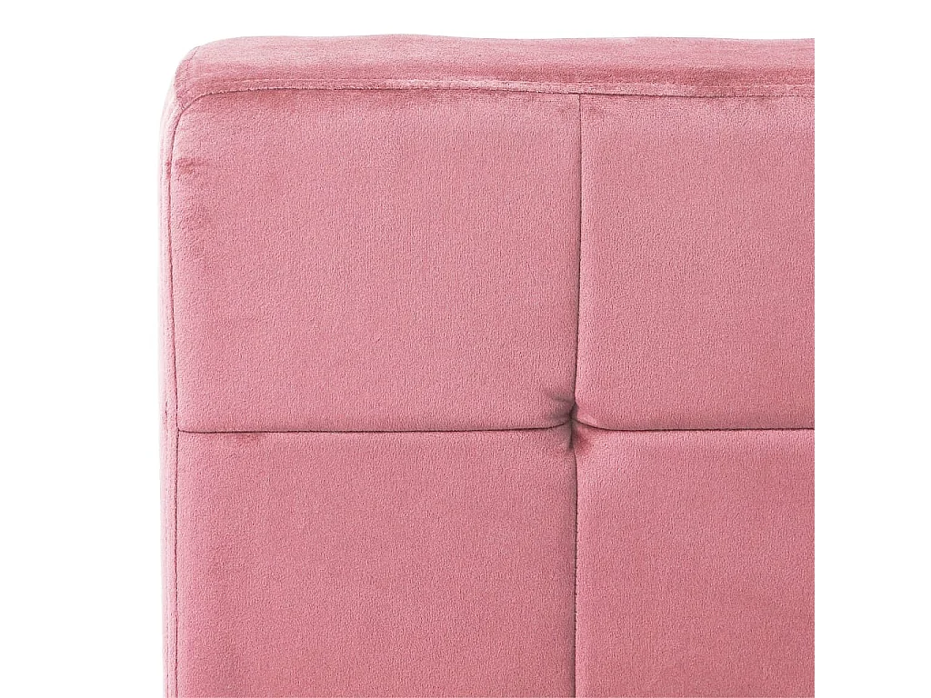 Chaise de relaxation 65x79x87 cm Rose Velours