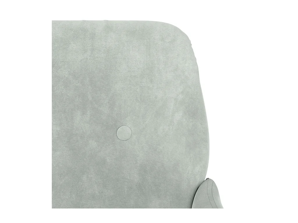 Fauteuil Gris clair 62x79x79 cm Velours