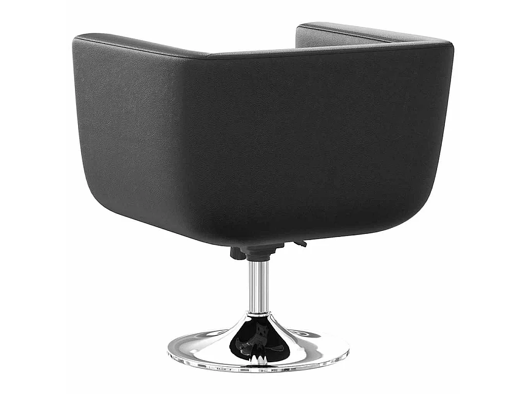 Cadeiras de bar 2 pcs couro artificial preto